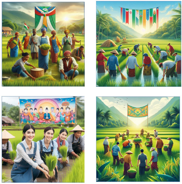 trabajadores en el campo